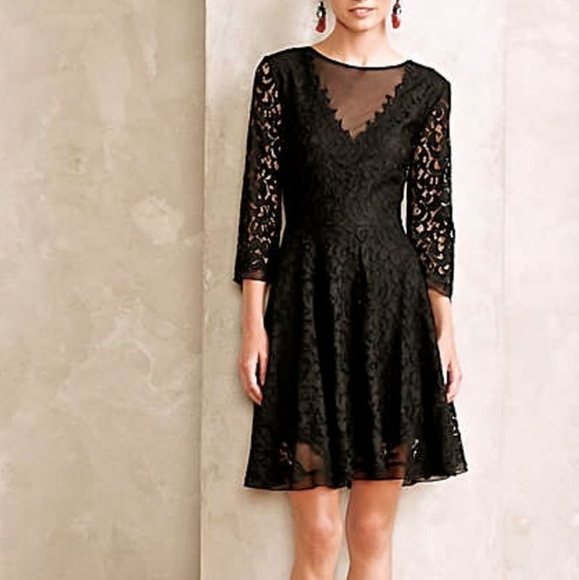Saylor Zenaida Lace Mini Dress
